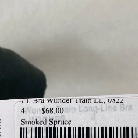 Lululemon Long-Line Bra Smoked Spruce Size 4 NWT - Picture 10 of 11